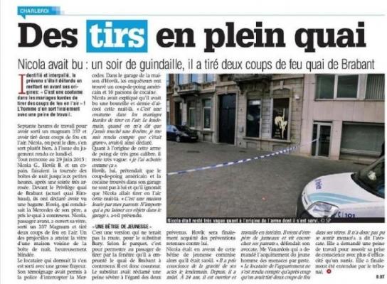 Ivre, il avait tiré deux coups de feu en l'air devant une boîte de nuit