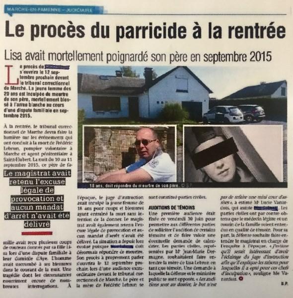 Une jeune fille de 18 ans avait tué son père pour protéger sa mère