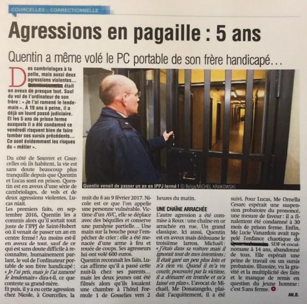 SDF et cocaïnomane dès l'âge de 14 ans: pas simple...