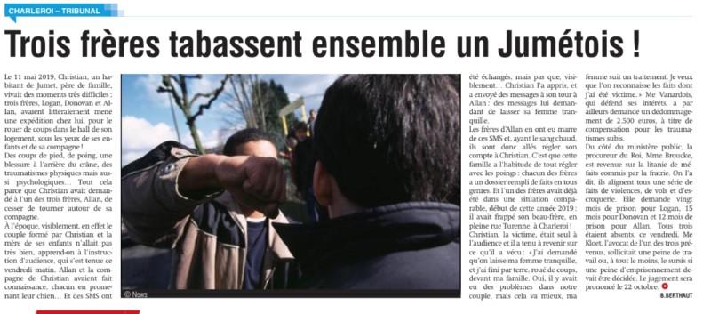 Un homme violemment agressé à Charleroi par 3 frères, sous les yeux de ses proches