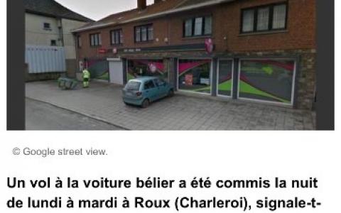 Un vol de voiture suivi d'un… vol-bélier en pleine nuit près de Charleroi!