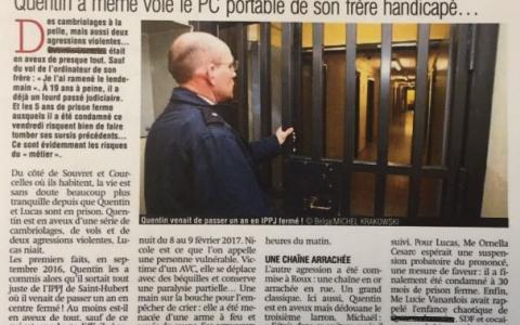 SDF et cocaïnomane dès l'âge de 14 ans: pas simple...